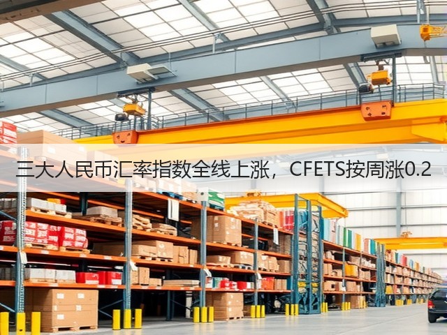 三大人民币汇率指数全线上涨，CFETS按周涨0.2(图3)