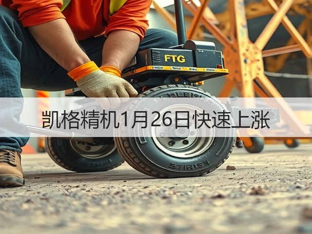 凯格精机1月26日快速上涨(图3)