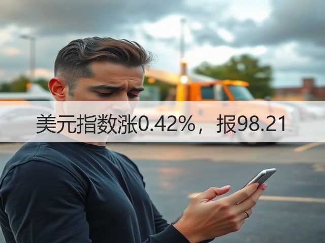 美元指数涨0.42%,报98.21(图3) 美元指数涨0.42%,报98.21(图3)
