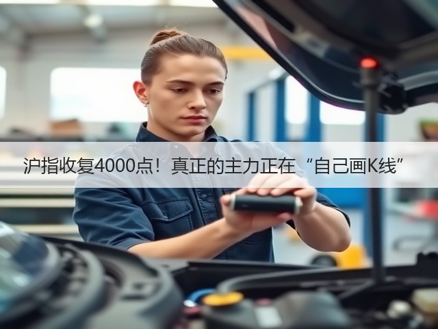 沪指收复4000点!真正的主力正在“自己画K线”(图1) 沪指收复4000点!真正的主力正在“自己画K线”(图1)