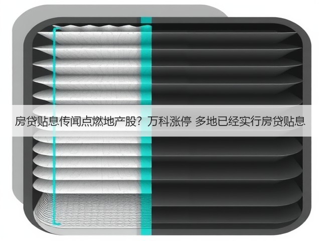 房贷贴息传闻点燃地产股？万科涨停 多地已经实行房贷贴息(图1)