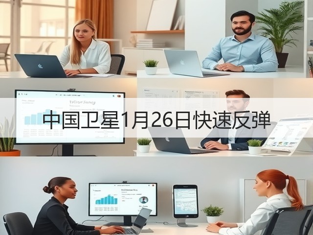 中国卫星1月26日快速反弹(图1) 中国卫星1月26日快速反弹(图1)