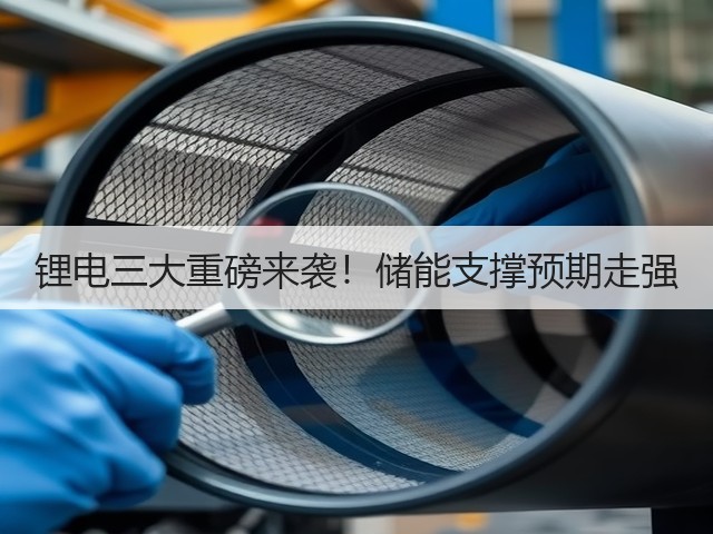 锂电三大重磅来袭!储能支撑预期走强(图2) 锂电三大重磅来袭!储能支撑预期走强(图2)