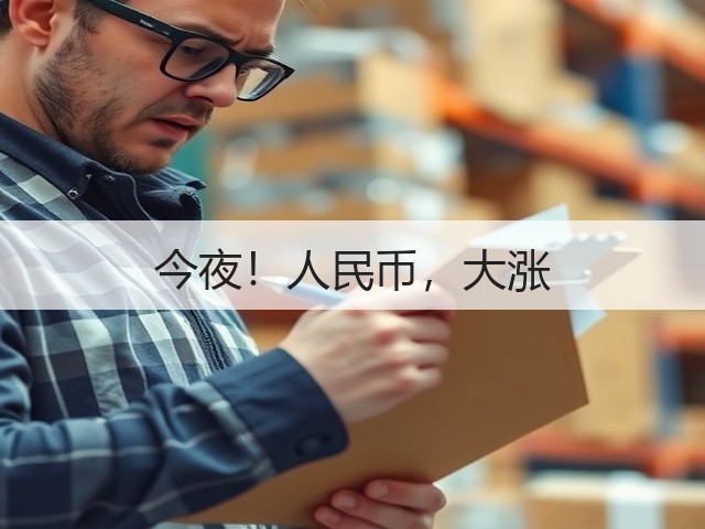 今夜!人民币,大涨(图1) 今夜!人民币,大涨(图1)