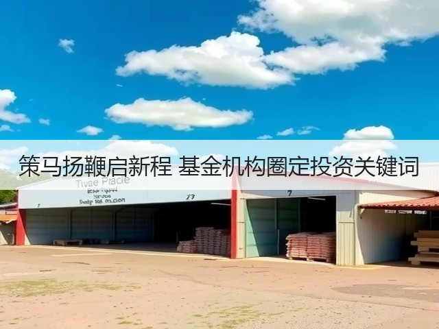 策马扬鞭启新程 基金机构圈定投资关键词(图2) 策马扬鞭启新程 基金机构圈定投资关键词(图2)