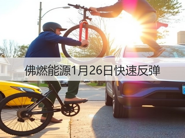 佛燃能源1月26日快速反弹(图1)