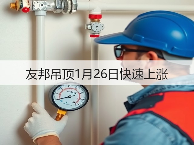 友邦吊顶1月26日快速上涨(图2) 友邦吊顶1月26日快速上涨(图2)