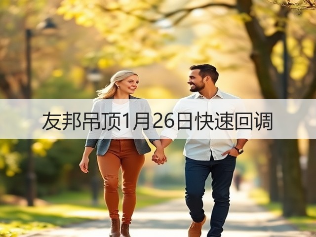 友邦吊顶1月26日快速回调(图3) 友邦吊顶1月26日快速回调(图3)