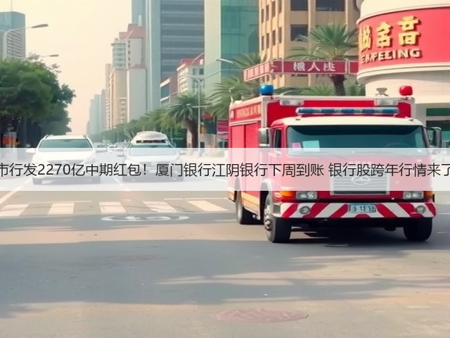 上市行发2270亿中期红包!厦门银行江阴银行下周到账 银行股跨年行情来了?(图1) 上市行发2270亿中期红包!厦门银行江阴银行下周到账 银行股跨年行情来了?(图1)
