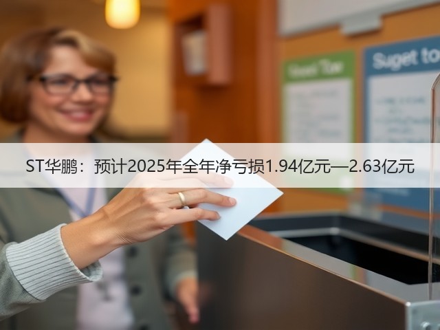 ST华鹏:预计2025年全年净亏损1.94亿元—2.63亿元(图3) ST华鹏:预计2025年全年净亏损1.94亿元—2.63亿元(图3)