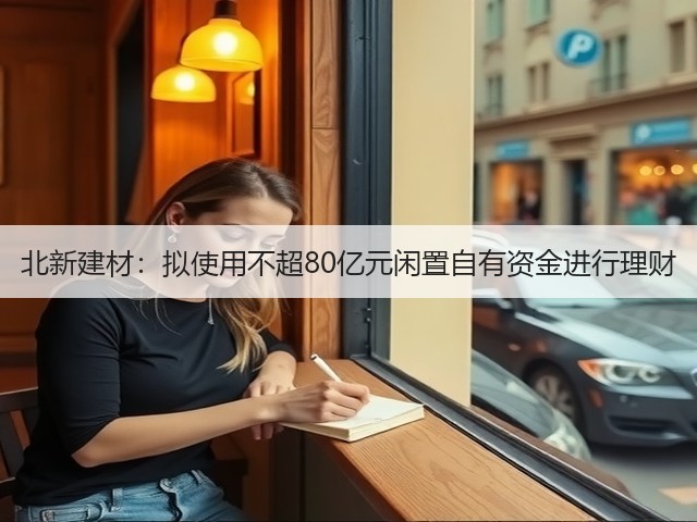 北新建材：拟使用不超80亿元闲置自有资金进行理财(图1)
