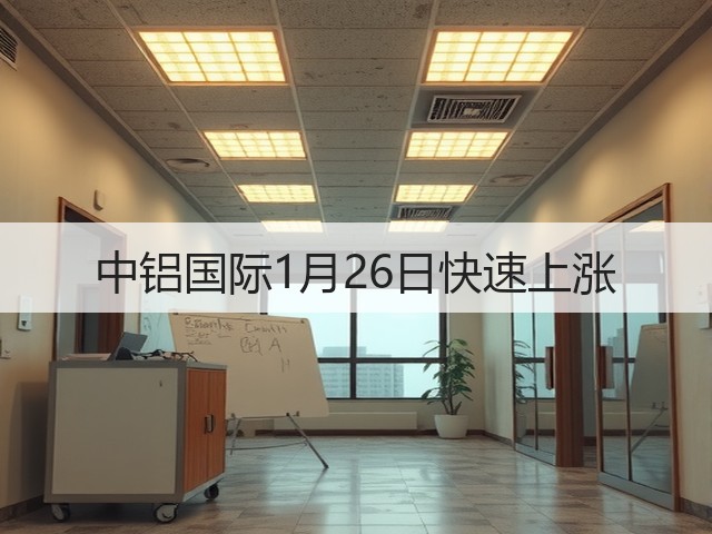中铝国际1月26日快速上涨(图1) 中铝国际1月26日快速上涨(图1)