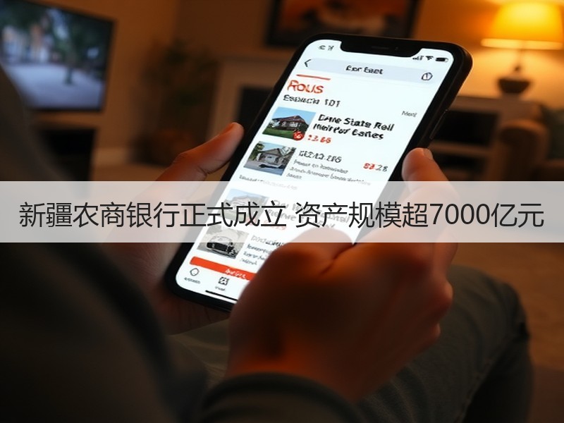新疆农商银行正式成立 资产规模超7000亿元