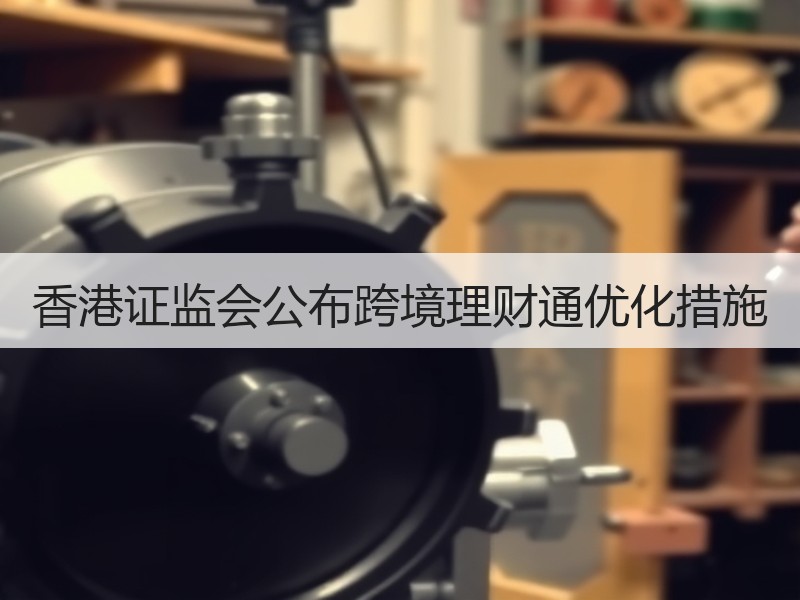 香港证监会公布跨境理财通优化措施