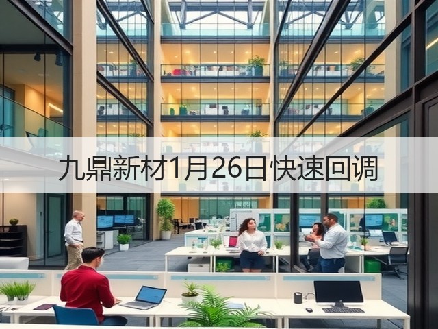 九鼎新材1月26日快速回调(图1) 九鼎新材1月26日快速回调(图1)