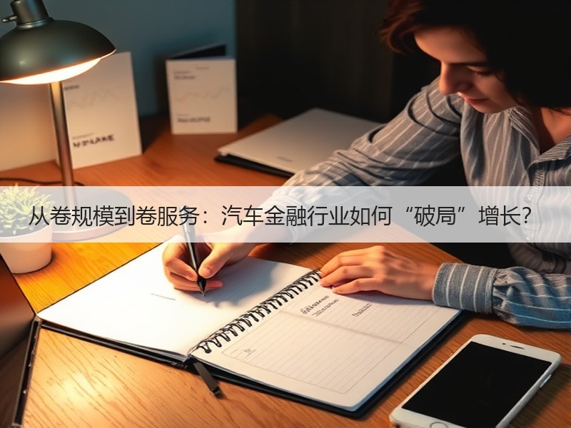 从卷规模到卷服务：汽车金融行业如何“破局”增长？