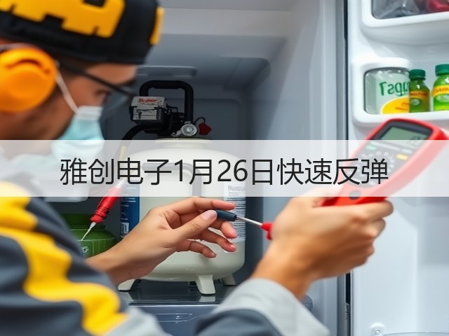 雅创电子1月26日快速反弹(图2) 雅创电子1月26日快速反弹(图2)