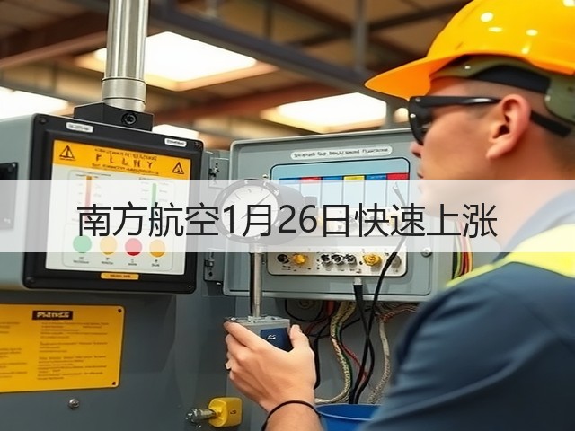 南方航空1月26日快速上涨(图2) 南方航空1月26日快速上涨(图2)