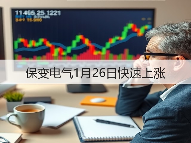 保变电气1月26日快速上涨(图3)