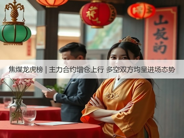 焦煤龙虎榜 | 主力合约增仓上行 多空双方均呈进场态势(图1)