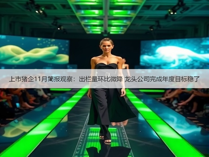 上市猪企11月简报观察：出栏量环比微降 龙头公司完成年度目标稳了