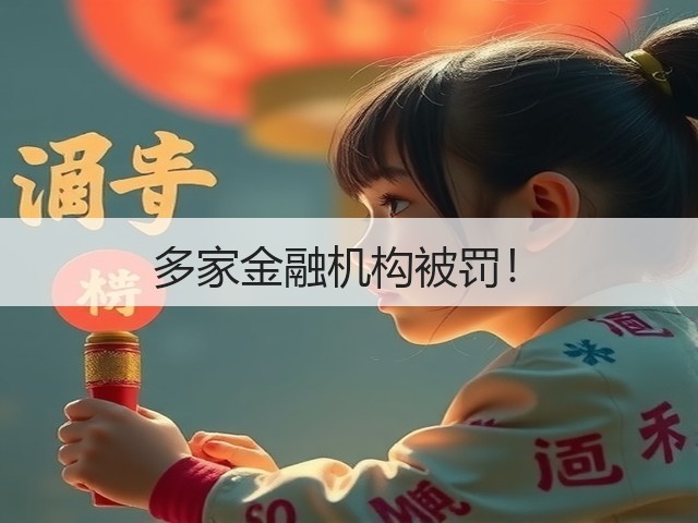 多家金融机构被罚！(图1)