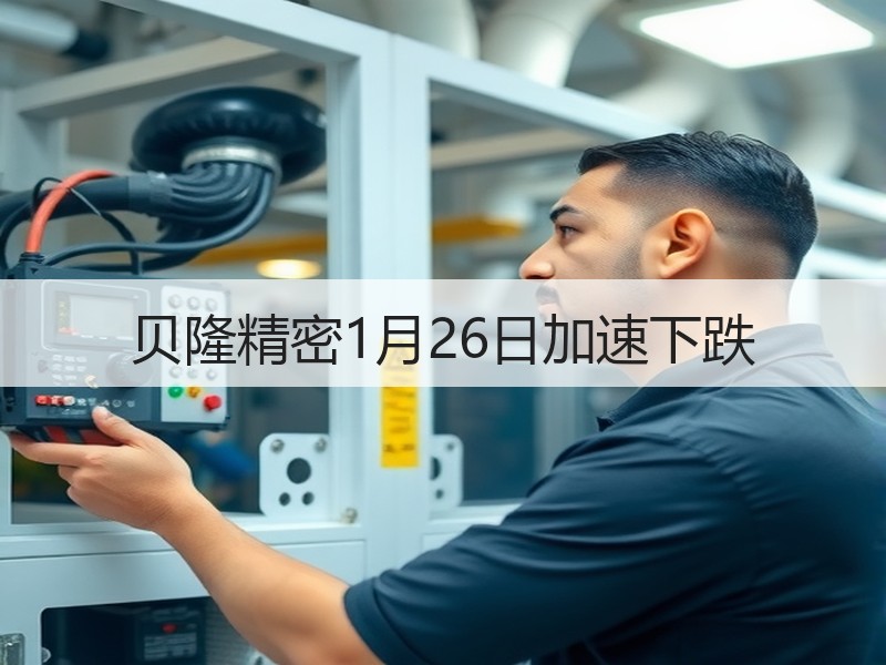 贝隆精密1月26日加速下跌
