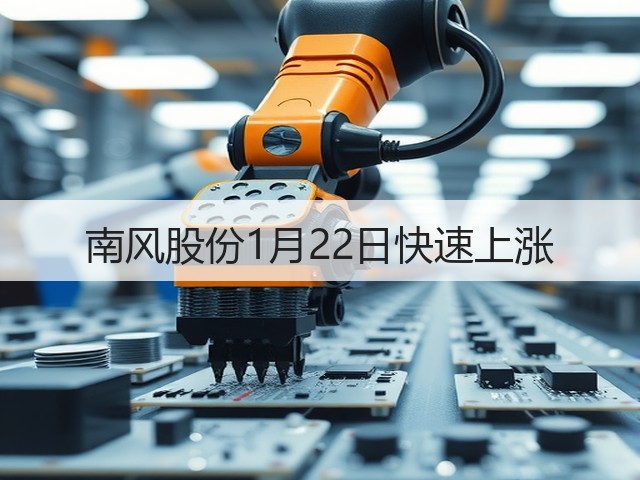 南风股份1月22日快速上涨(图1) 南风股份1月22日快速上涨(图1)