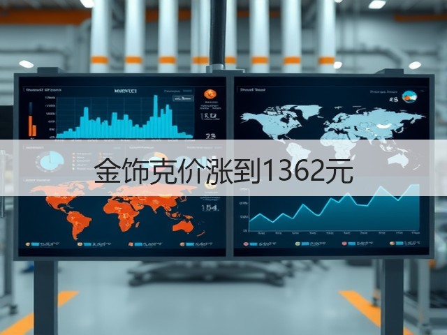 金饰克价涨到1362元(图2)