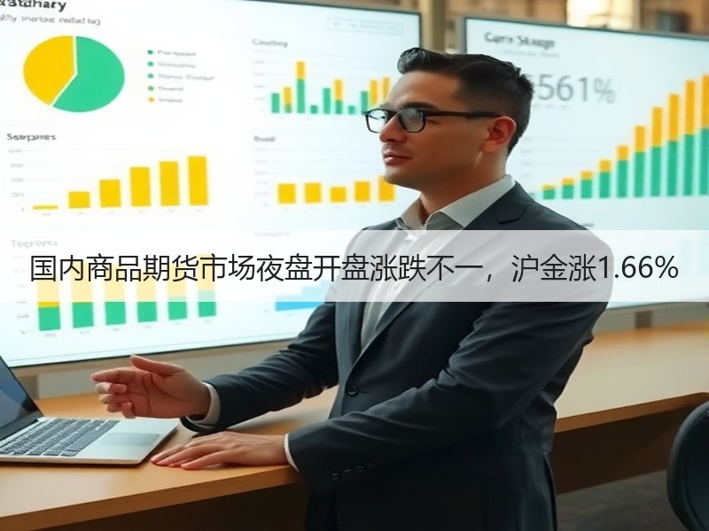 国内商品期货市场夜盘开盘涨跌不一，沪金涨1.66%