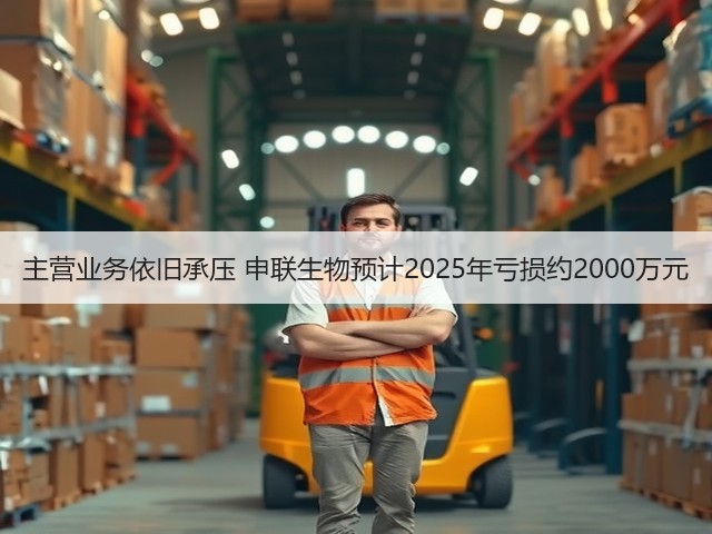 主营业务依旧承压 申联生物预计2025年亏损约2000万元(图2) 主营业务依旧承压 申联生物预计2025年亏损约2000万元(图2)