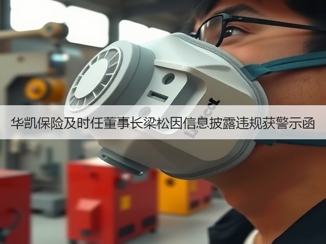 华凯保险及时任董事长梁松因信息披露违规获警示函(图3)