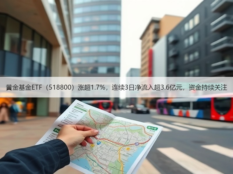 黄金基金ETF（518800）涨超1.7%，连续3日净流入超3.6亿元，资金持续关注