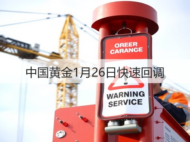 中国黄金1月26日快速回调(图3)