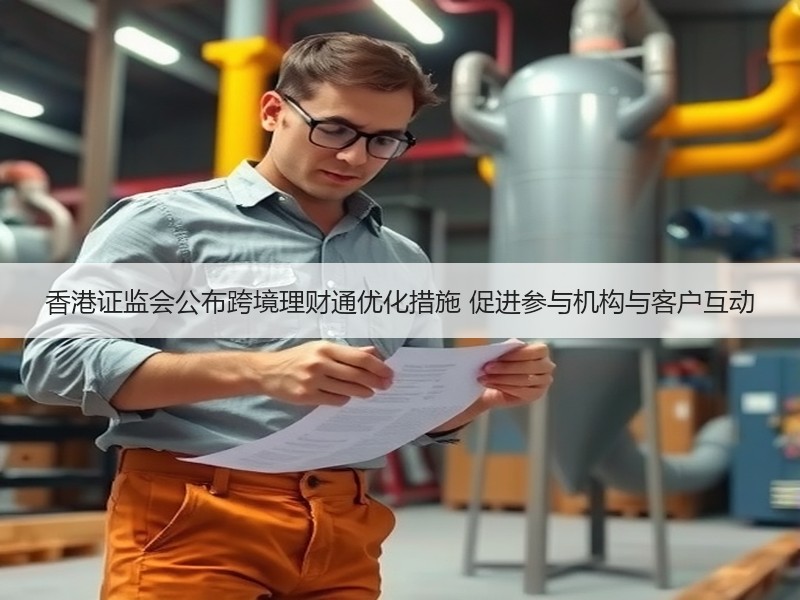 香港证监会公布跨境理财通优化措施 促进参与机构与客户互动