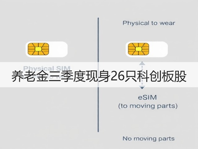 养老金三季度现身26只科创板股(图3) 养老金三季度现身26只科创板股(图3)