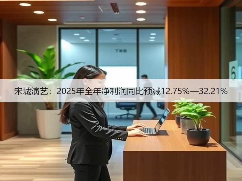 宋城演艺：2025年全年净利润同比预减12.75%—32.21%
