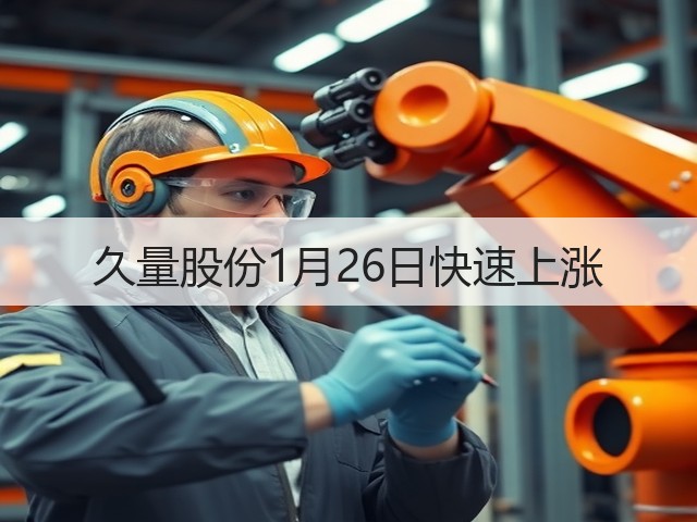 久量股份1月26日快速上涨(图3) 久量股份1月26日快速上涨(图3)