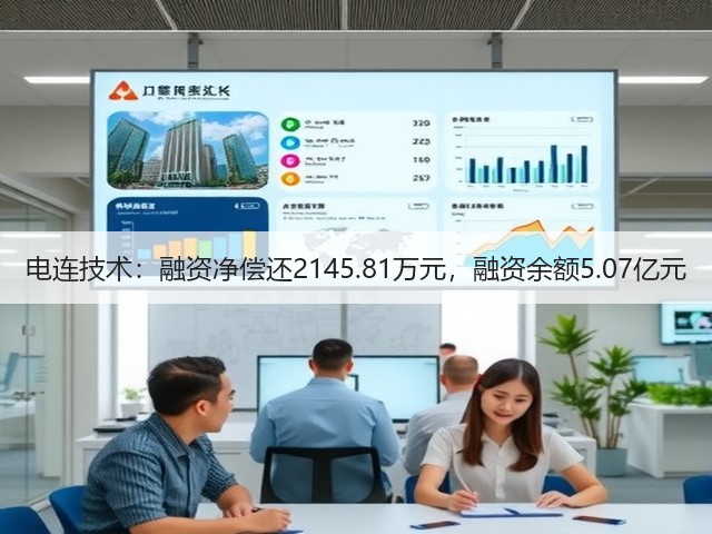 电连技术:融资净偿还2145.81万元,融资余额5.07亿元(图3) 电连技术:融资净偿还2145.81万元,融资余额5.07亿元(图3)