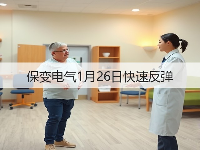 保变电气1月26日快速反弹(图3)
