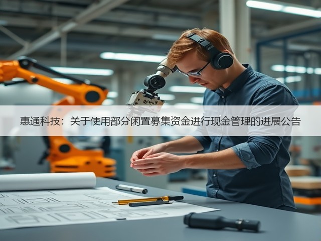惠通科技:关于使用部分闲置募集资金进行现金管理的进展公告(图2) 惠通科技:关于使用部分闲置募集资金进行现金管理的进展公告(图2)