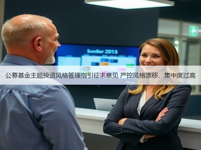 公募基金主题投资风格管理指引征求意见 严控风格漂移、集中度过高(图2) 公募基金主题投资风格管理指引征求意见 严控风格漂移、集中度过高(图2)