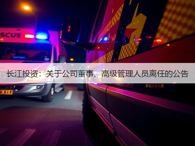 长江投资:关于公司董事、高级管理人员离任的公告(图1) 长江投资:关于公司董事、高级管理人员离任的公告(图1)