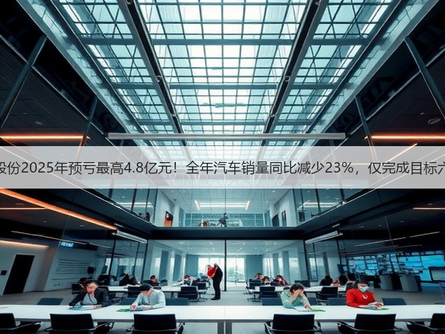 东风股份2025年预亏最高4.8亿元！全年汽车销量同比减少23%，仅完成目标六成多(图2)