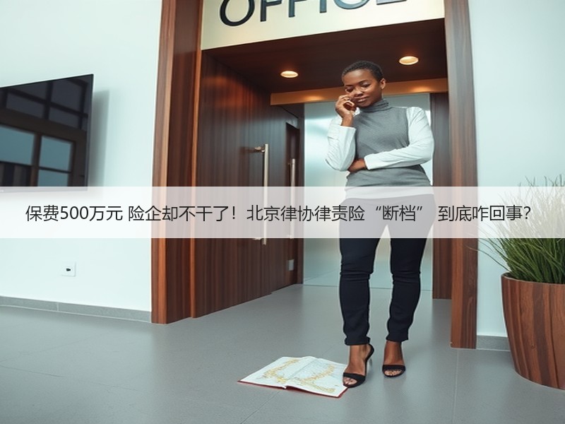 保费500万元 险企却不干了！北京律协律责险“断档” 到底咋回事？