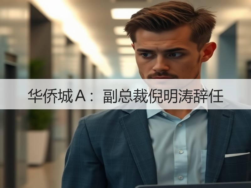 华侨城Ａ：副总裁倪明涛辞任