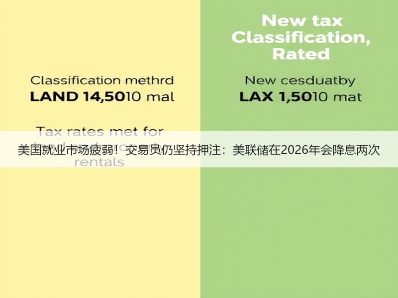 美国就业市场疲弱！交易员仍坚持押注：美联储在2026年会降息两次