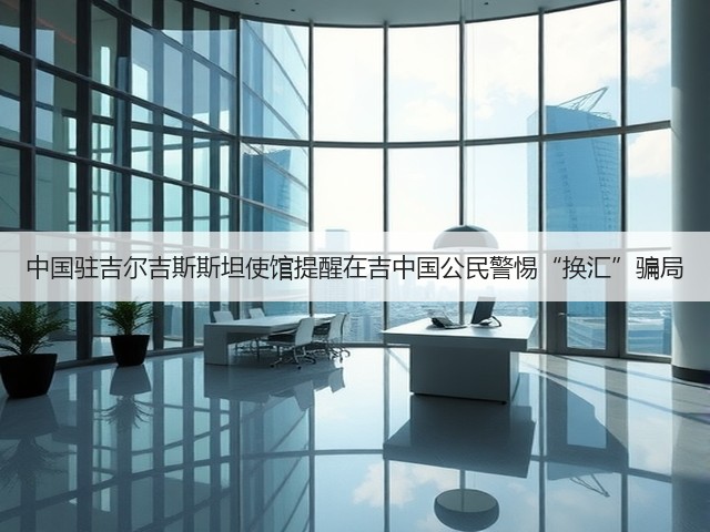 中国驻吉尔吉斯斯坦使馆提醒在吉中国公民警惕“换汇”骗局(图1)