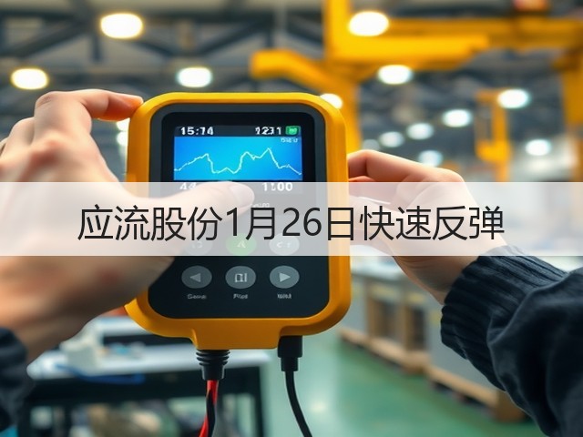应流股份1月26日快速反弹(图3)