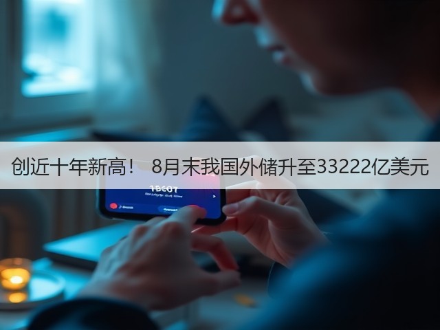 创近十年新高! 8月末我国外储升至33222亿美元(图3) 创近十年新高! 8月末我国外储升至33222亿美元(图3)